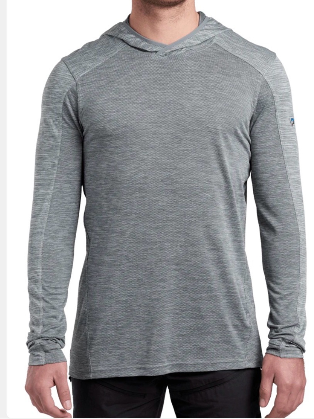 KUHL Engineered Hoody Mens Large Gray Lightweight Hoodie